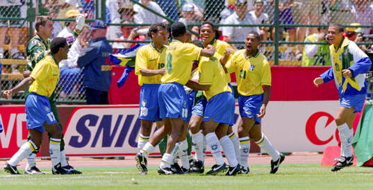 Football, FIFA World Cup 1994 (USA), Group B, Brazil -