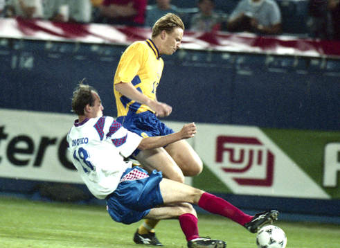 Kennet Andersson, Sverige fälls av Onopko, Ryssland