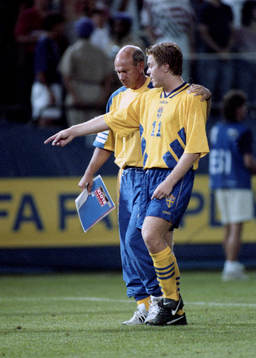Tommy Svensson, förbundskapten, Tomas Brolin, Sverige