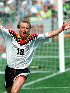 Jürgen Klinsmann, Tyskland, jubel