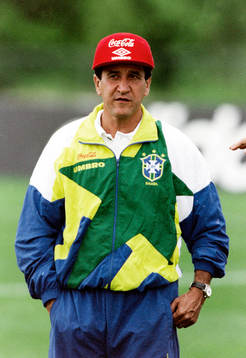 Carlos Alberto Parreira, förbundskapten i Brasilien