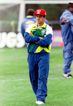 Carlos Alberto Parreira, förbundskapten i Brasilien