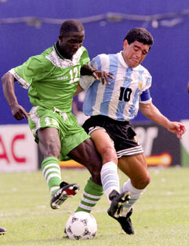 Football, FIFA World Cup 1994 (USA), Group D, Argentina -