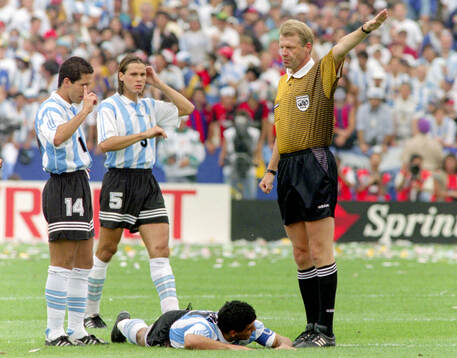 Football, FIFA World Cup 1994 (USA), Group D, Argentina -