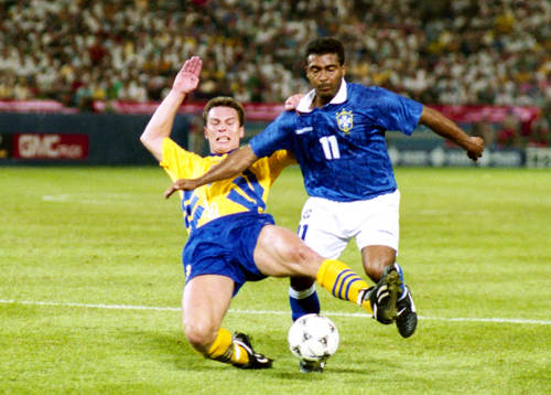 Patrik Andersson, Sverige mot Romario, Brasilien