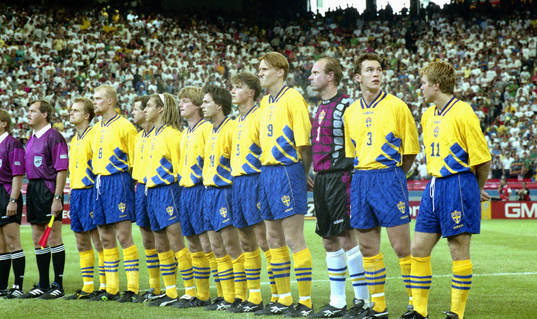 Jonas Thern, Klas Ingesson, Roland Nilsson, Henrik Larsson,