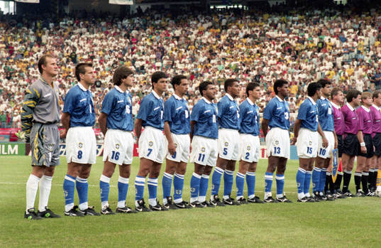 Taffarel, målvakt, Dunga, Leonardo, Bebeto, Zinho,