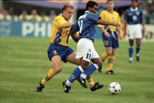 Jonas Thern, Sverige mot Romario, Brasilien