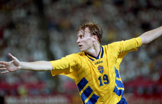 Jubel. Kennet Andersson, Sverige