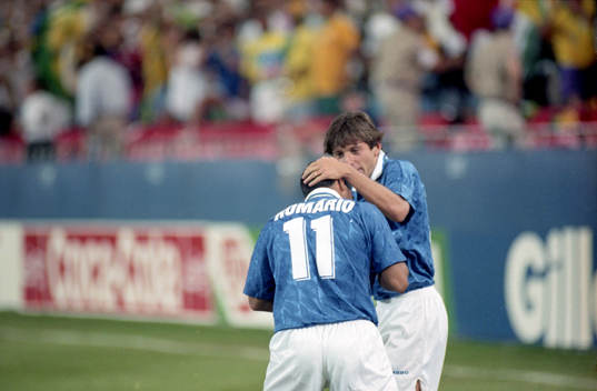 Fotboll, VM 94, Brasilien - Sverige, 1-1