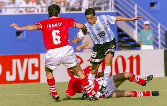 Football, FIFA World Cup 1994 (USA), Group D, Argentina -