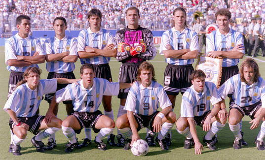 Football, FIFA World Cup 1994 (USA), Group D, Argentina -