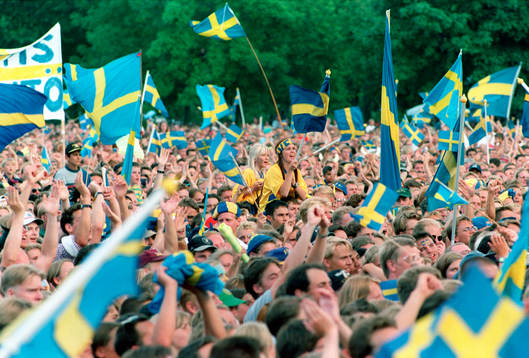 Fotboll, VM, Sverige, 94, VM-94, Firande i