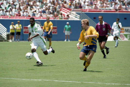 Fahad Al-Bishis, Saudiarabien mot Tomas Brolin, Sverige