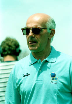 Arrigo Sacchi, förbundskapten Italien