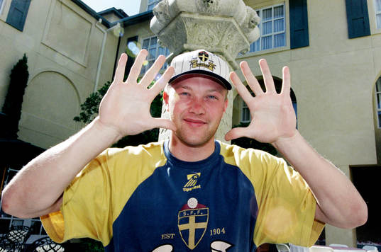 Magnus Hedman, målvakt i Sverige