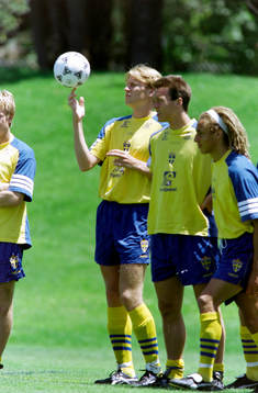 Kennet Andersson, Patrik Andersson och Henrik Larsson