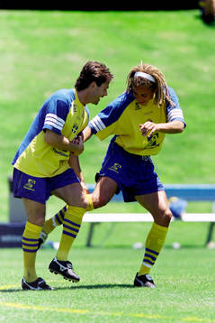 Anders Limpar och Henrik Larsson, Sverige
