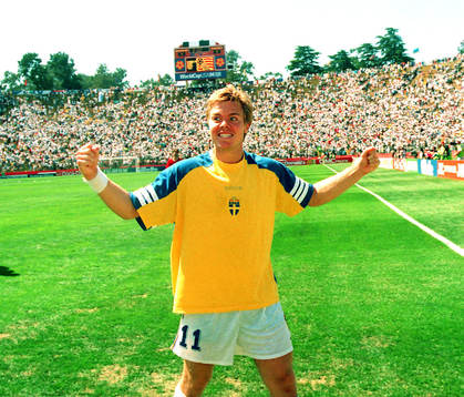 Fotboll, VM 94,  Kvartsfinal, Sverige-Rumänien 7-6 (efter