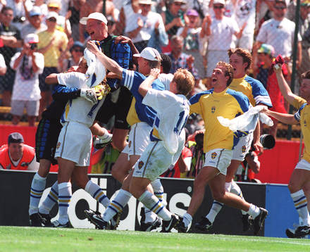 Jubel, Sverige, Lars Eriksson, Tomas Brolin, Pontus Kåmark
