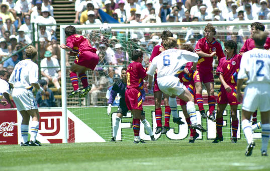 Fotboll, VM 94, Sverige - Rumänien