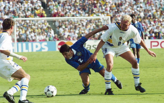 Klas Ingesson, Sverige mot Jorginho, Brasilien