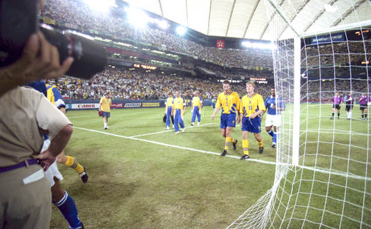 Fotboll, VM 94, Sverige - Brasilien