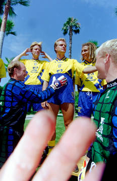Thomas Ravelli, målvakt, Kennet Andersson, Jonas Thern,