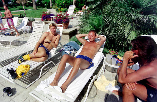 Tomas Brolin, Tomas Ledin och Niklas Strömstedt på