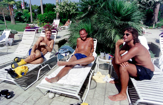 Tomas Brolin, Tomas Ledin och Niklas Strömstedt på