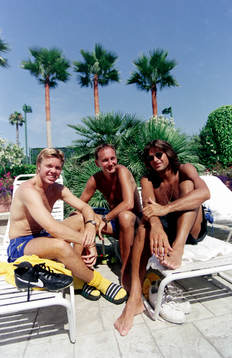 Tomas Brolin, Tomas Ledin och Niklas Strömstedt på