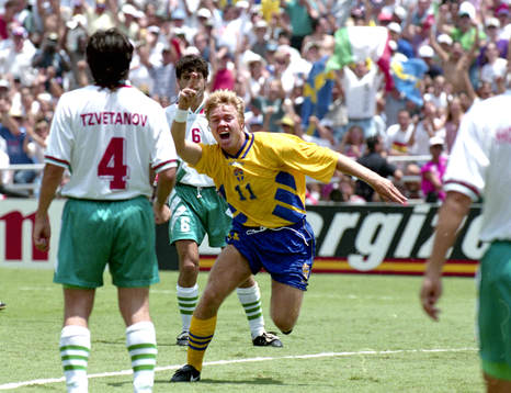 Jubel, glädje, Tomas Brolin, Sverige