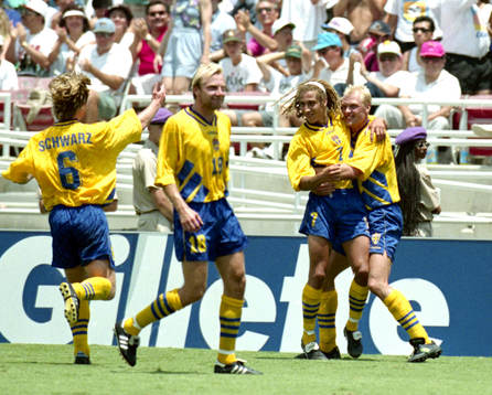 Jubel, glädje, Stefan Schwarz, Håkan Mild, Henrik Larsson