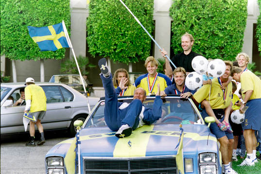 Henrik Larsson, Kennet Andersson, Thomas Ravelli, Tommy