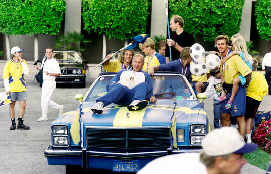 Henrik Larsson, Kennet Andersson, Thomas Ravelli, Tommy