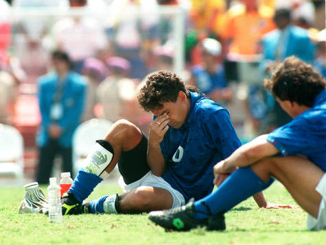 Roberto Baggio, Italien, depp