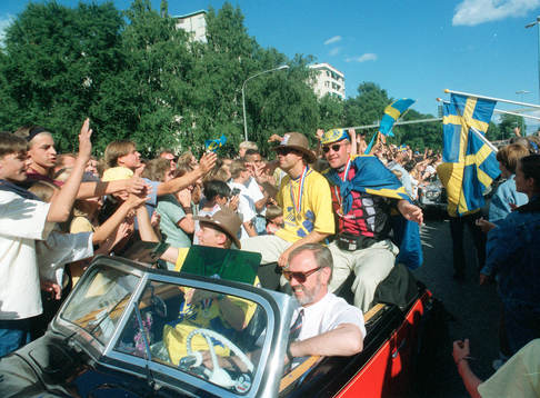 Jesper Blomqvist, Teddy Lucic och Magnus Hedman