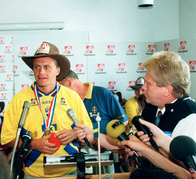 Fotboll, VM, Sverige, Hemkomst, Jonas Thern