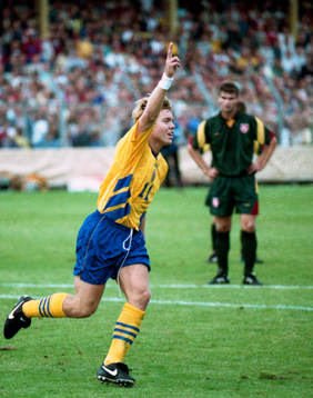 Tomas Brolin, Sverige jublar