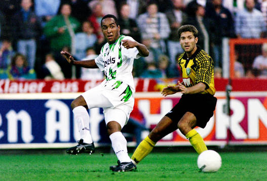 Fotboll, Bundesliga, Borussia Mönchengladbach - Dynamo