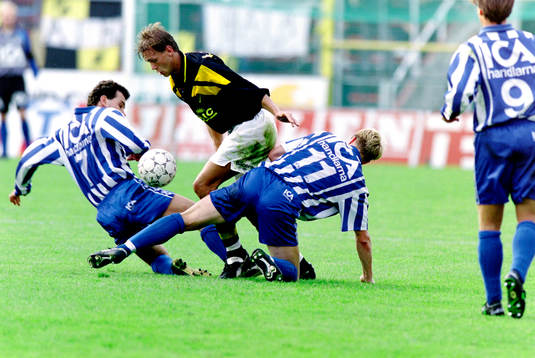 Krister Nordin, AIK uppvaktas av Stefan Rehn och Stefan
