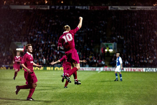 Fotboll, Uefa-cupen, Blackburn - Trelleborg