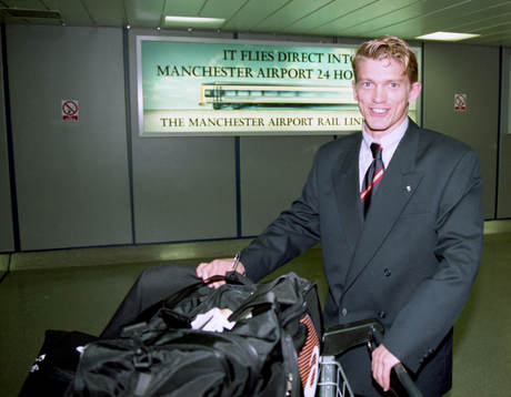 Jesper Blomqvist  på flygplatsen