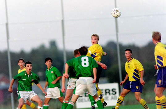 Fotboll, Junior, U17/U18, EM-Kval, Sverige - Irland, 1-0