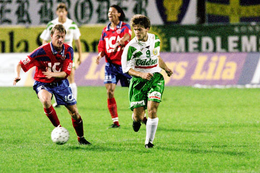 Jesper Ljung, Helsingborg med bollen och hammarbys Mikael