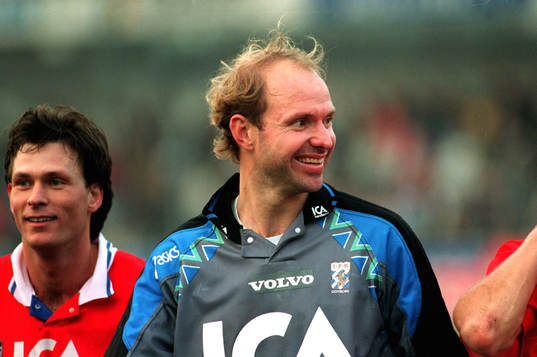 1994 Thomas Ravelli IFK Göteborg. T v Pontus Kåmark