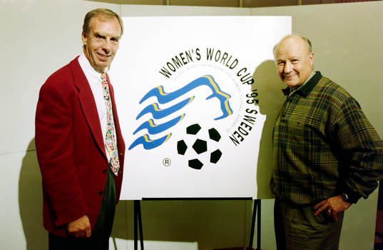 Bengt Simonsson, förbundskapten och Lars-Åke Lagrell,