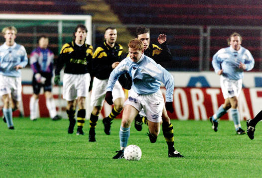 Jörgen Pettersson, Malmö med Mattias Johansson, AIK i