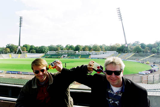 Journalister på plats i Dresden. Michael Ljungberg,