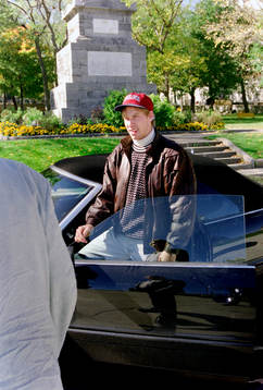 Peter Forsberg med sin Audi